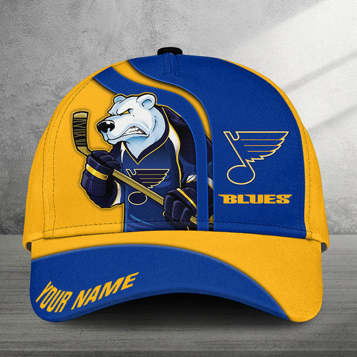 LIMITED EDITION - NEW CUSTOMIZED NHL14 SLB ST. LOUIS BLUES CLASSIC CAP