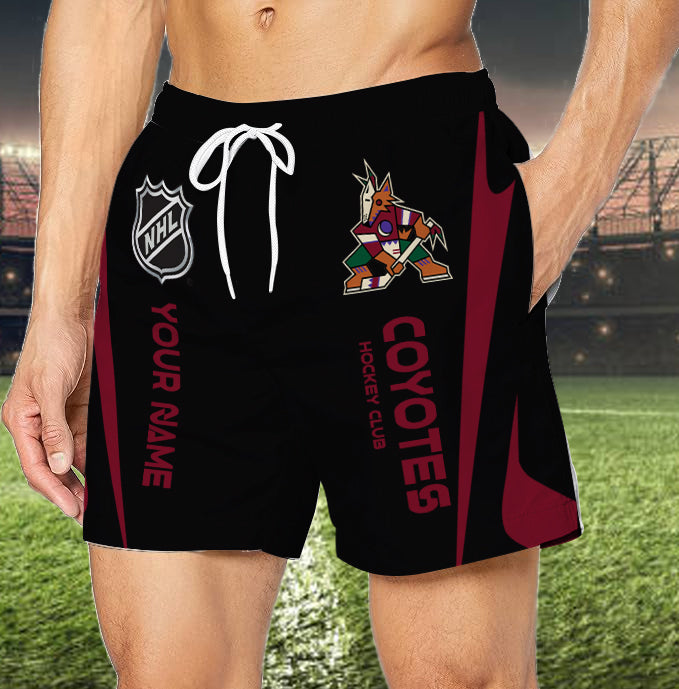 LIMITED EDITION - NEW CUSTOMIZED NHL30 AZC ARIZONA COYOTES UNISEX SHORT PANTS