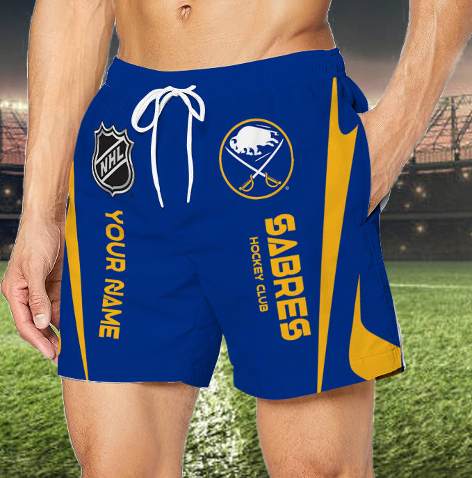 LIMITED EDITION - NEW CUSTOMIZED NHL28 BFS BUFFALO SABRES UNISEX SHORT PANTS