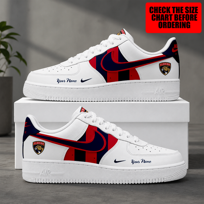 [SUPER SALE] NEW CUSTOMIZED NHL01 FPT FLORIDA PANTHERS AF1 SHOES