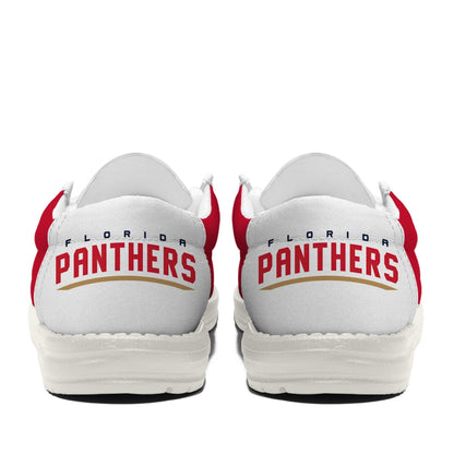 [SUPER SALE ] NEW CUSTOMIZED NHL01 FPT FLORIDA PANTHERS LOAFER SHOES