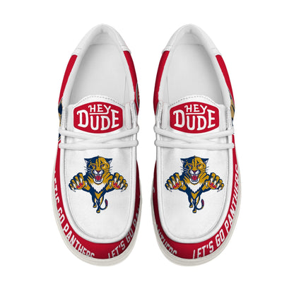 [SUPER SALE ] NEW CUSTOMIZED NHL01 FPT FLORIDA PANTHERS LOAFER SHOES