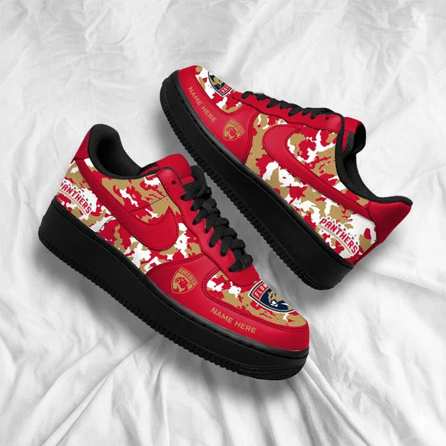 [SUPER SALE] NEW CUSTOMIZED NHL01 FPT FLORIDA PANTHERS AF1 SHOES