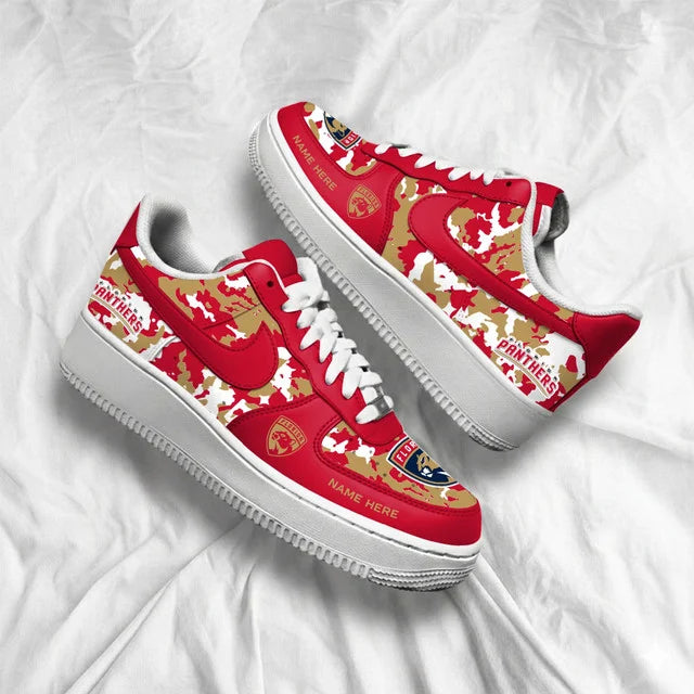 [SUPER SALE] NEW CUSTOMIZED NHL01 FPT FLORIDA PANTHERS AF1 SHOES