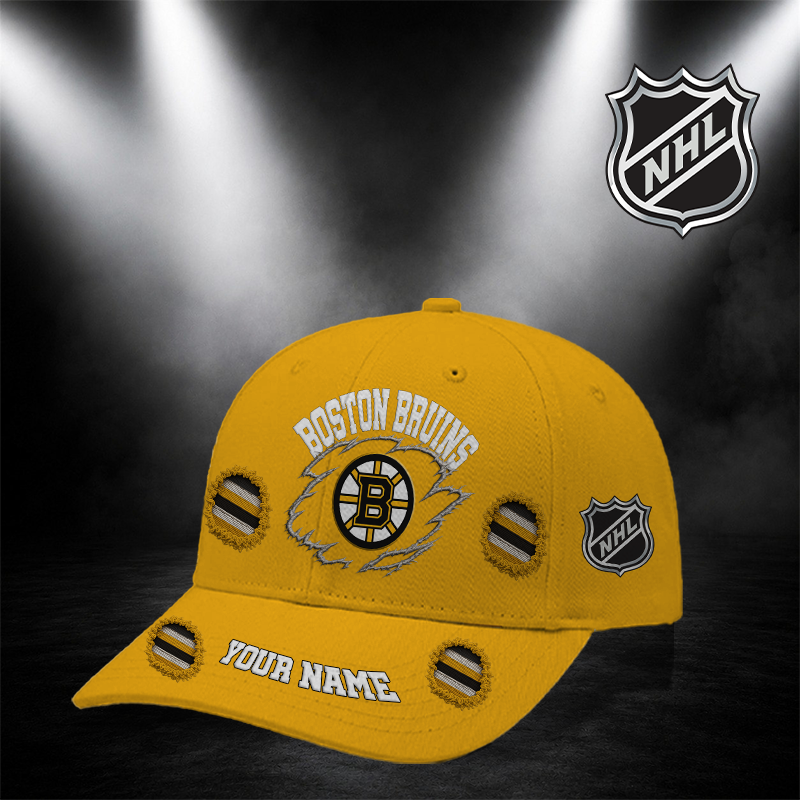 [SUPER SALE] NEW CUSTOMIZED NHL02 BTB BOSTON BRUINS CLASSIC CAP