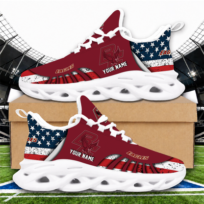 [FAN FAVORITE] NEW CUSTOMIZED NCAA MFF03 BOE BOSTON COLLEGE EAGLES UNISEX CLUNKY SNEAKERS