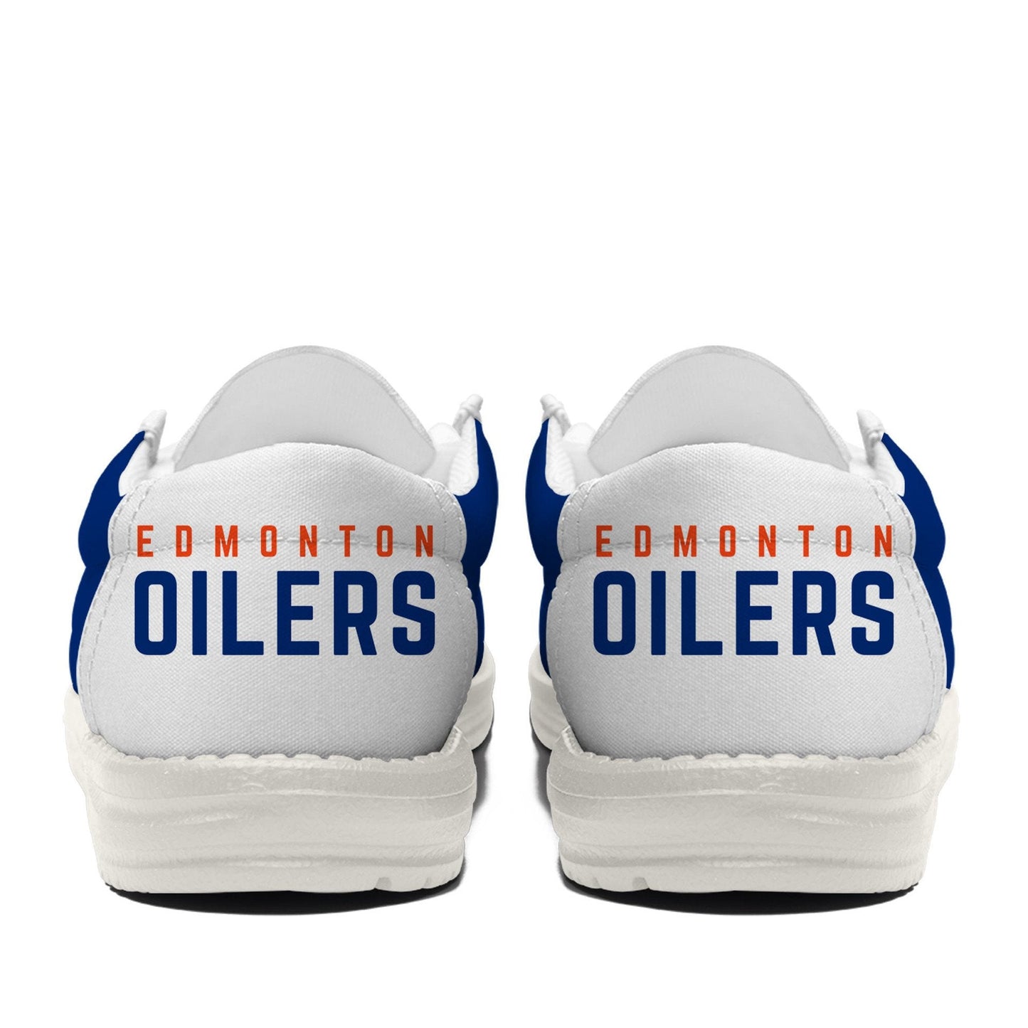 [SUPER SALE ] NEW CUSTOMIZED NHL03 EMO EDMONTON OILERS LOAFER SHOES