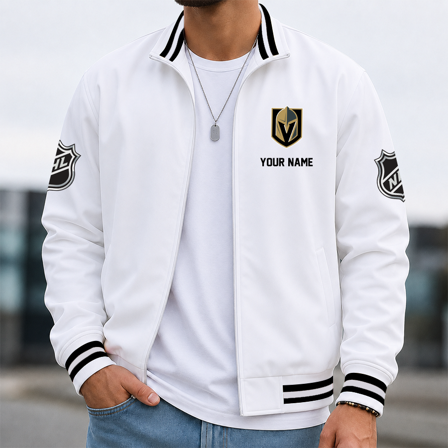 [SUPER SALE] NEW CUSTOMIZED NHL04 VGK VEGAS GOLDEN KNIGHTS MULTICOLOR MEN'S CASUAL JACKET