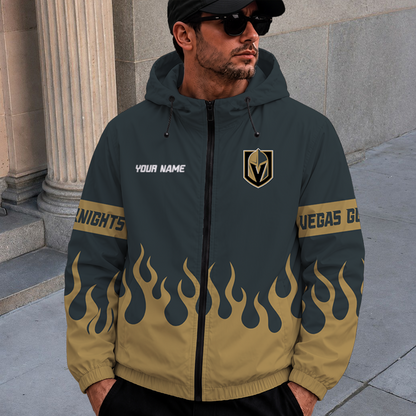 [SUPER SALE] NEW CUSTOMIZED NHL04 VGK VEGAS GOLDEN KNIGHTS WINDBREAKER JACKET