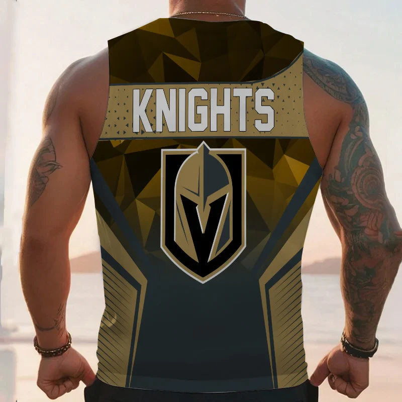 LIMITED EDITION - NEW CUSTOMIZED NHL04 VG KNIGHTS UNISEX TANK TOP