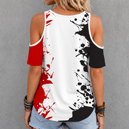 [FAN FAVORITE] NEW CUSTOMIZED NCAA MFF05 BUT BOSTON UNIVERSITY TERRIERS CRISS CROSS V-NECK TOP