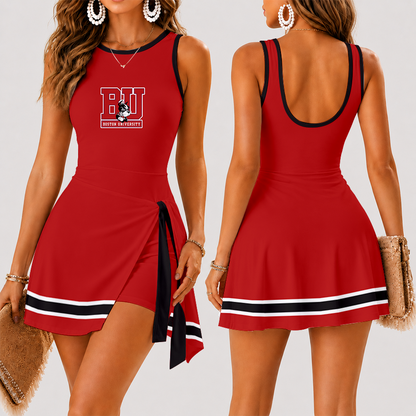 [FAN FAVORITE] NEW CUSTOMIZED NCAA MFF05 BUT BOSTON UNIVERSITY TERRIERS WOMEN'S SUMMER SKORT DRESS