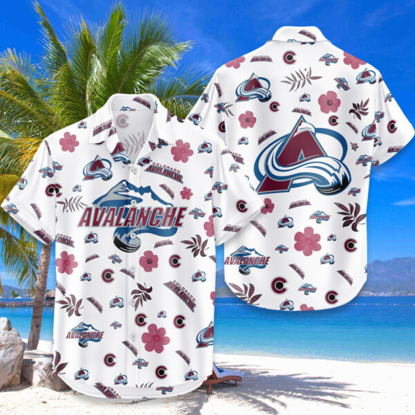 [SUPER SALE ]  NEW CUSTOMIZED NHL05 CAL COLORADO AVALANCHE UNISEX HAWAIIAN SHIRT