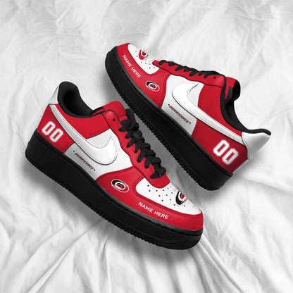 [SUPER SALE] NEW CUSTOMIZED NHL07 CLH CAROLINA HURRICANES AF1 SHOES