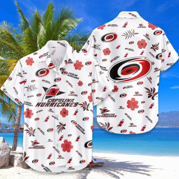 [SUPER SALE ]  NEW CUSTOMIZED NHL07 CLH CAROLINA HURRICANES UNISEX HAWAIIAN SHIRT