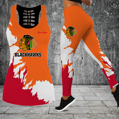[SUPER SALE] NEW CUSTOMIZED NHL08 CBH CHICAGO BLACKHAWKS MEN'S DRAWSTRING CARGO SHORTS