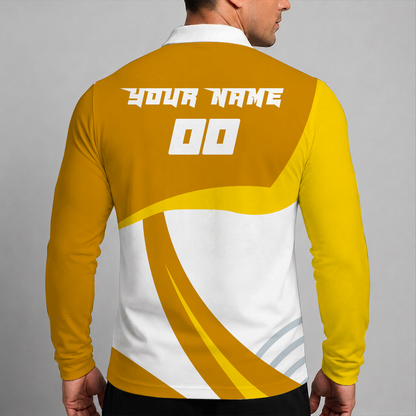 [SUPER SALE] NEW CUSTOMIZED NHL08 CBH CHICAGO BLACKHAWKS MEN LONG SLEEVE POLO
