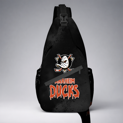 [SUPER SALE] NEW CUSTOMIZED NHL09 AHD ANAHEIM DUCKS SLING BAG