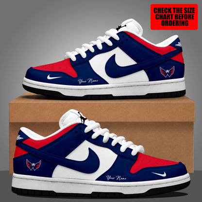 [SUPER SALE] NEW CUSTOMIZED NHL10 WCP WASHINGTON CAPITALS DUNK LOW SHOES