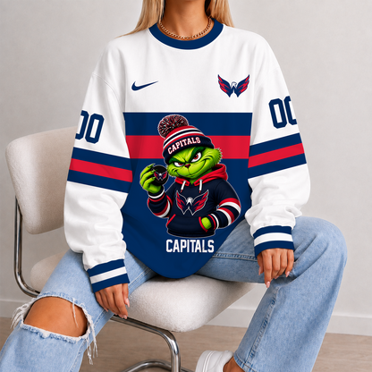 [SUPER SALE] NEW CUSTOMIZED NHL10 WCP WASHINGTON CAPITALS UNISEX SWEATSHIRT
