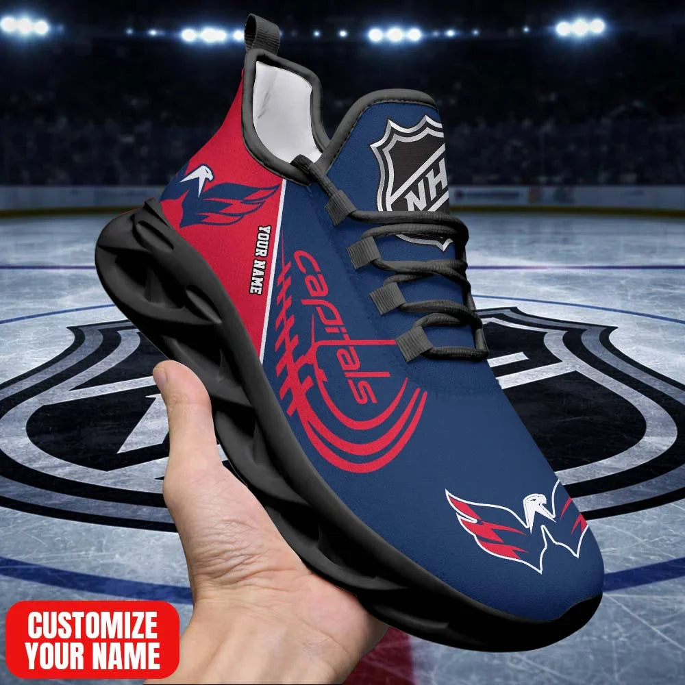 LIMITED EDITION - NEW CUSTOMIZED NHL10 WCP WS CAPITALS PREMIUM CLUNKY SNEAKERS