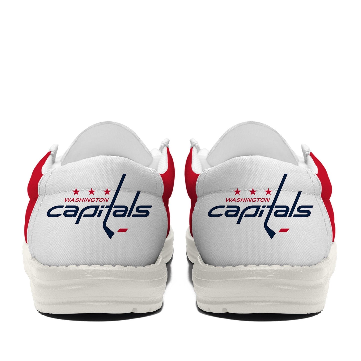 [SUPER SALE ] NEW CUSTOMIZED NHL10 WCP WASHINGTON CAPITALS LOAFER SHOES