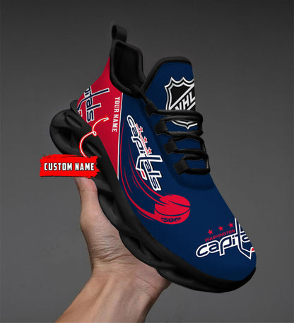 [SUPER SALE] NEW CUSTOMIZED NHL10 WCP WASHINGTON CAPITALS CLUNKY SNEAKERS