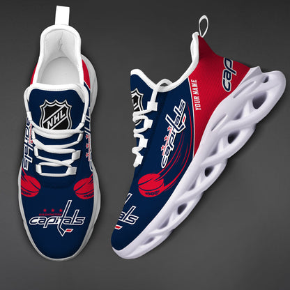 [SUPER SALE] NEW CUSTOMIZED NHL10 WCP WASHINGTON CAPITALS CLUNKY SNEAKERS