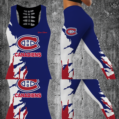 [SUPER SALE] NEW CUSTOMIZED NHL11 MCD MONTREAL CANADIENS MEN'S DRAWSTRING CARGO SHORTS