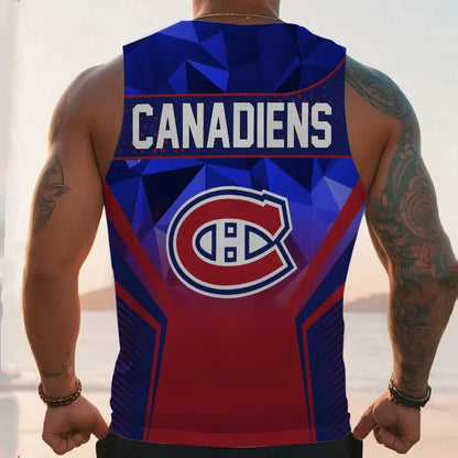 LIMITED EDITION - NEW CUSTOMIZED NHL11 MT CANADIENS UNISEX TANK TOP