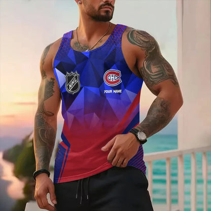 LIMITED EDITION - NEW CUSTOMIZED NHL11 MT CANADIENS UNISEX TANK TOP