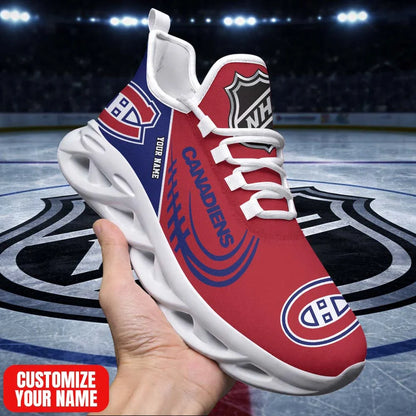 LIMITED EDITION - NEW CUSTOMIZED NHL11 MCD MT CANADIENS PREMIUM CLUNKY SNEAKERS
