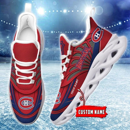 [SUPER SALE] NEW CUSTOMIZED NHL11 MCD MONTREAL CANADIENS CLUNKY SNEAKERS