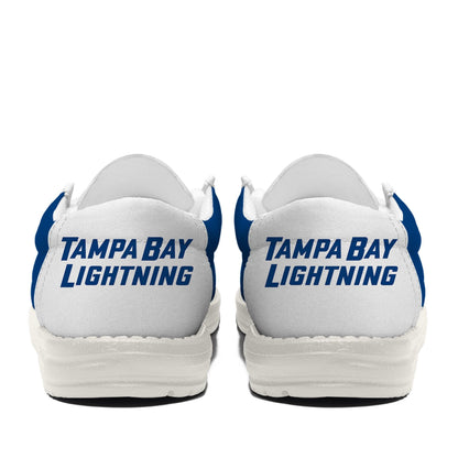 [SUPER SALE ] NEW CUSTOMIZED NHL12 TPL TAMPA BAY LIGHTNING LOAFER SHOES