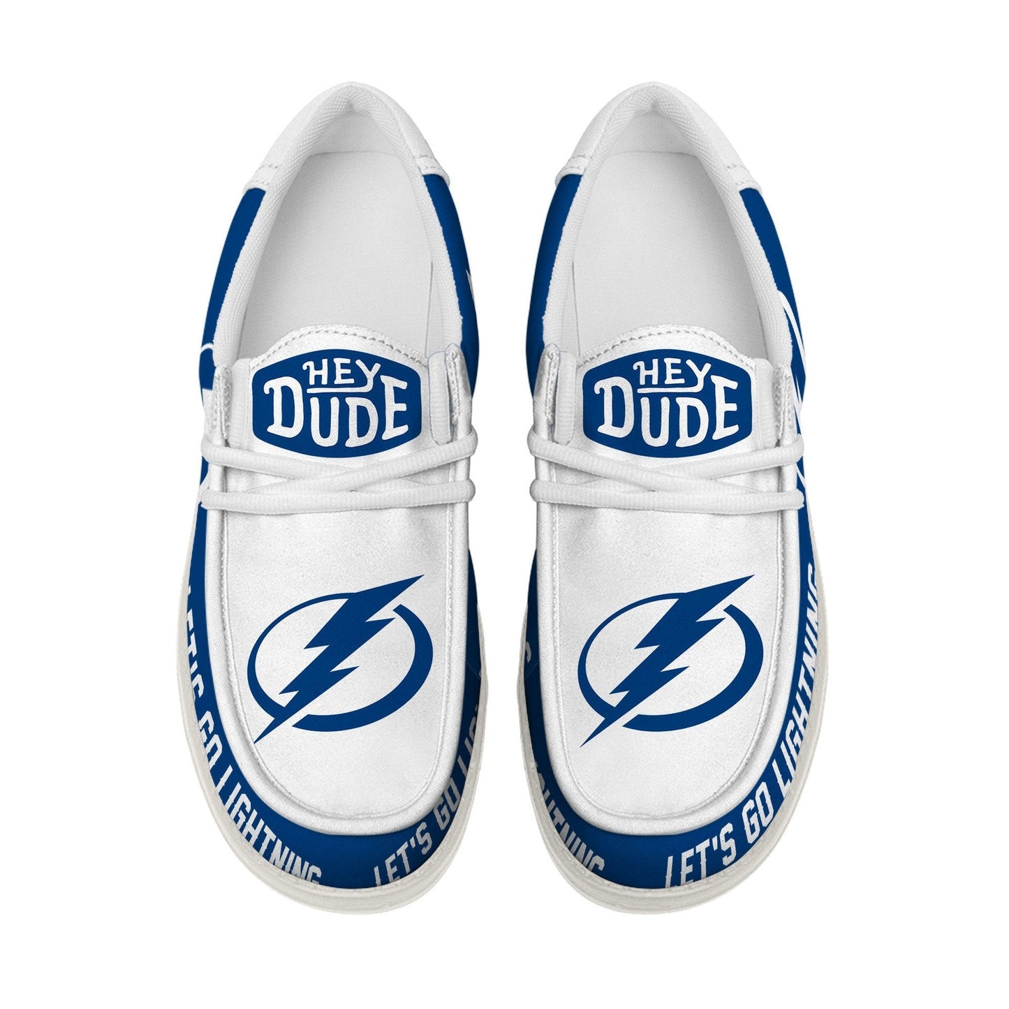 [SUPER SALE ] NEW CUSTOMIZED NHL12 TPL TAMPA BAY LIGHTNING LOAFER SHOES