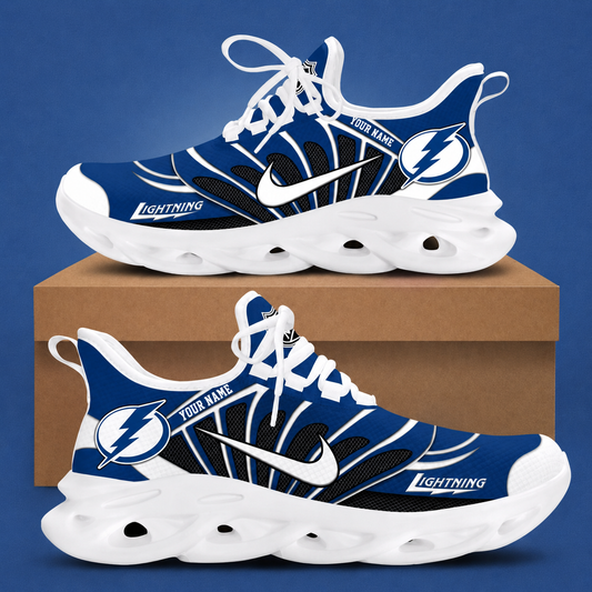 [SUPER SALE] NEW CUSTOMIZED NHL12 TPL TAMPA BAY LIGHTNING CLUNKY SNEAKERS