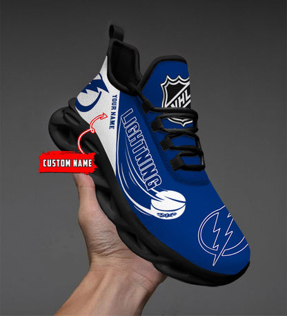 [SUPER SALE] NEW CUSTOMIZED NHL12 TPL TAMPA BAY LIGHTNING CLUNKY SNEAKERS