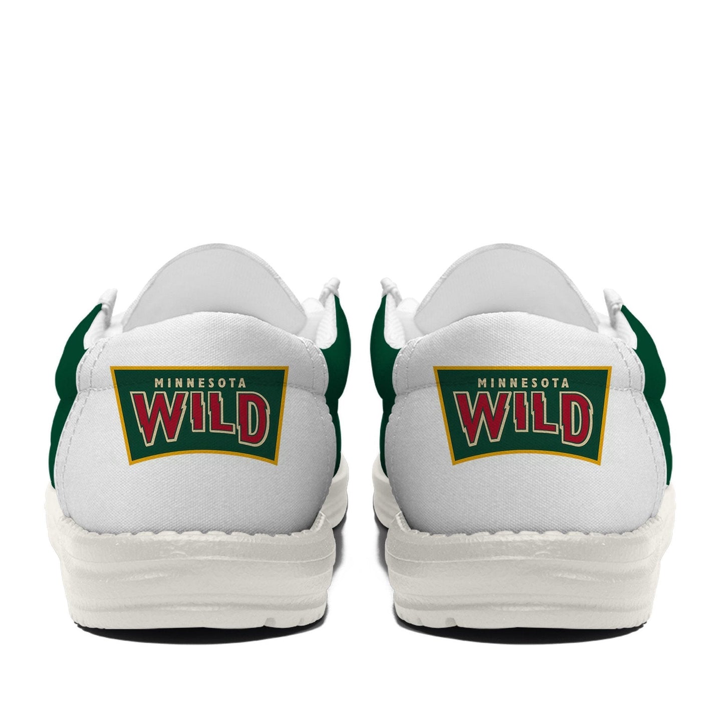 [SUPER SALE ] NEW CUSTOMIZED NHL13 MNW MINNESOTA WILD LOAFER SHOES
