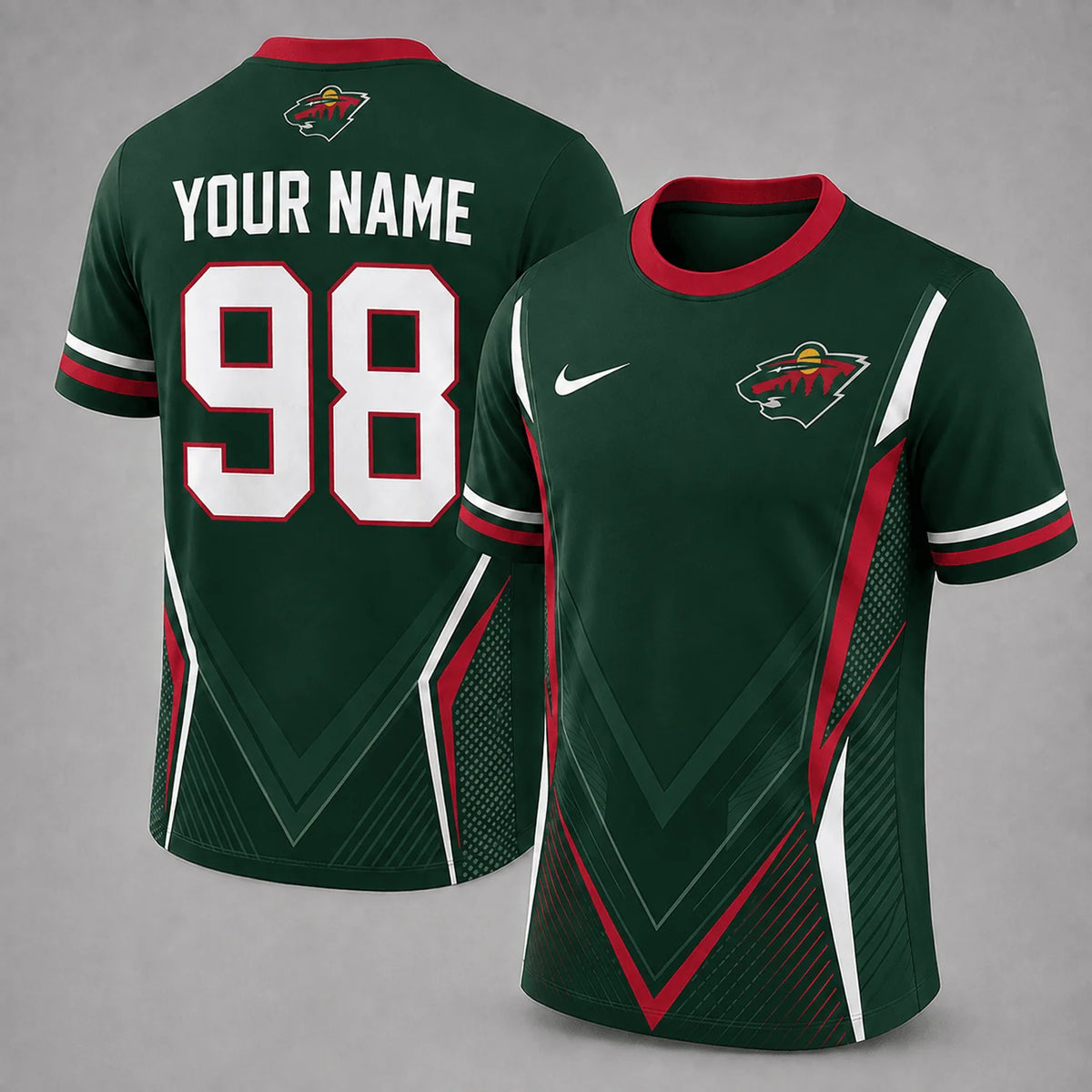 [SUPER SALE] NEW CUSTOMIZED NHL13 MNW MINNESOTA WILD T-SHIRT, HOODIE, ZIP HOODIE