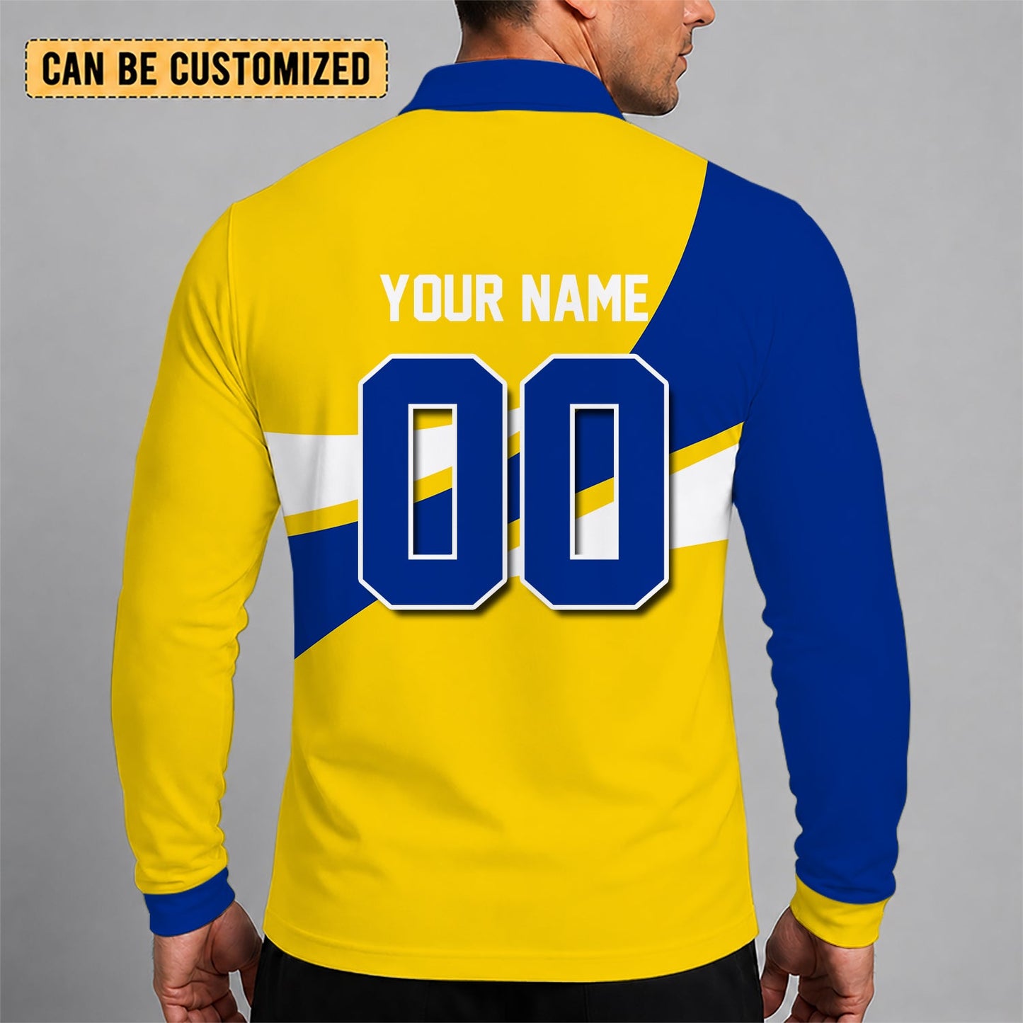 [SUPER SALE] NEW CUSTOMIZED NHL14 SLB ST. LOUIS BLUES MEN LONG SLEEVE POLO