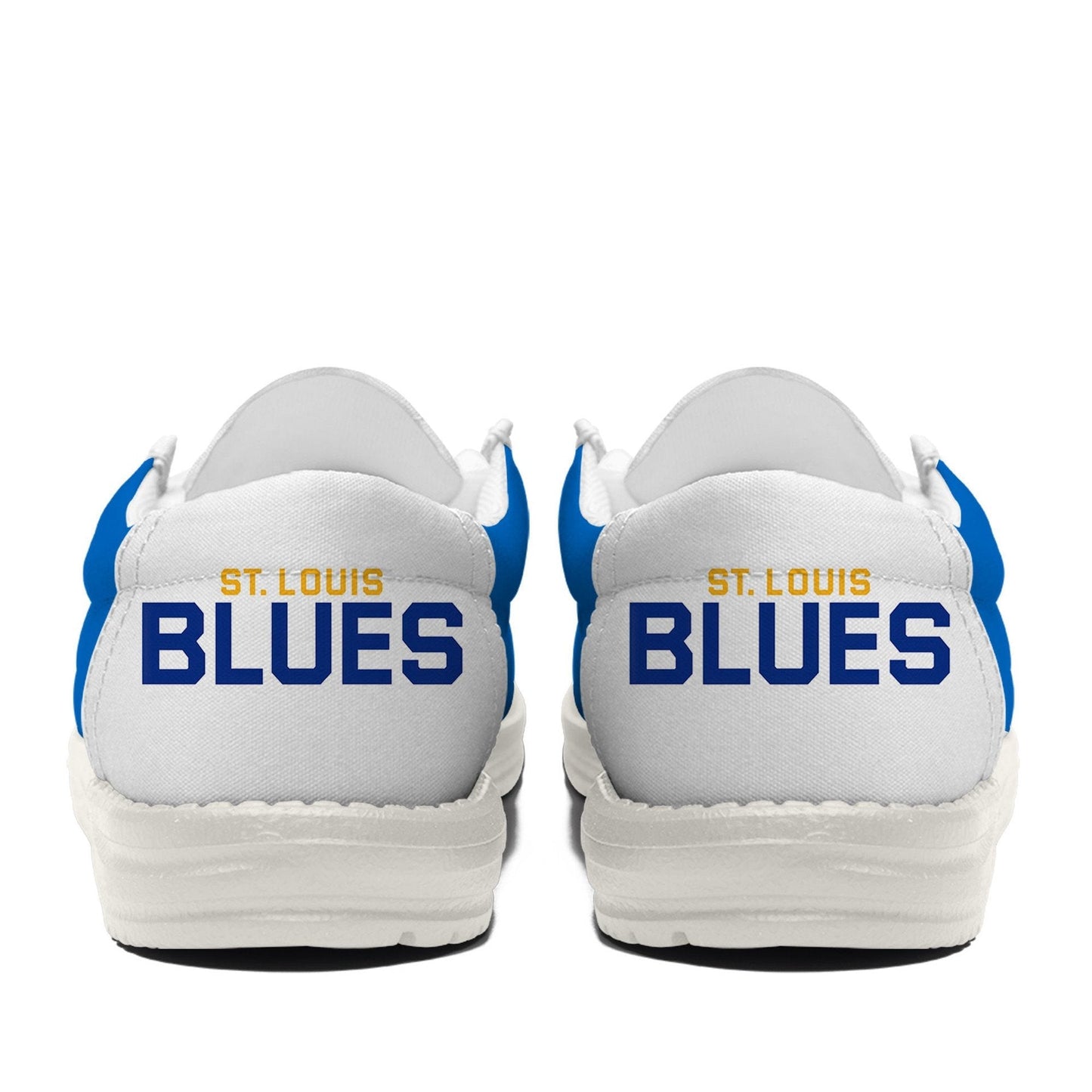 [SUPER SALE ] NEW CUSTOMIZED NHL14 SLB ST. LOUIS BLUES LOAFER SHOES