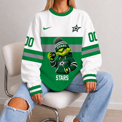 [SUPER SALE] NEW CUSTOMIZED NHL15 DLS DALLAS STARS UNISEX SWEATSHIRT