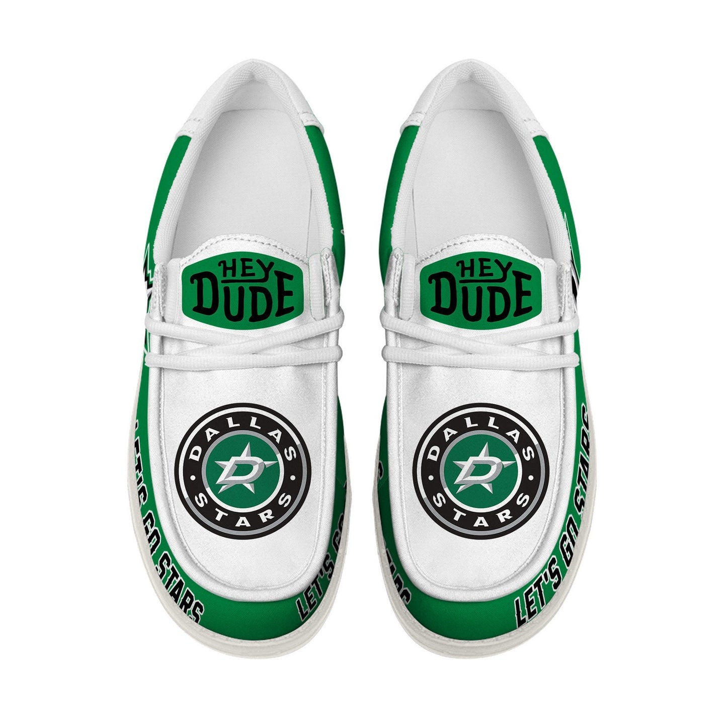 [SUPER SALE ] NEW CUSTOMIZED NHL15 DLS DALLAS STARS LOAFER SHOES
