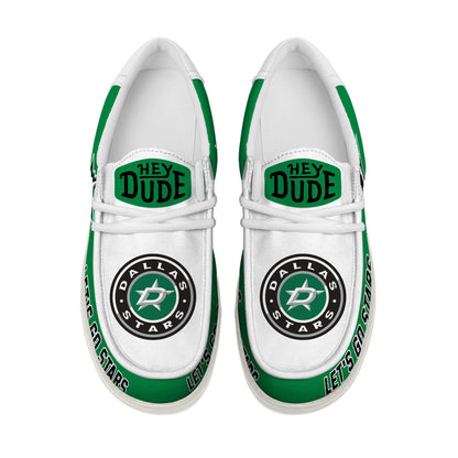 [SUPER SALE ] NEW CUSTOMIZED NHL15 DLS DALLAS STARS LOAFER SHOES