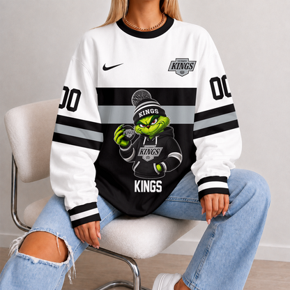 [SUPER SALE] NEW CUSTOMIZED NHL16 LAK LOS ANGELES KINGS UNISEX SWEATSHIRT