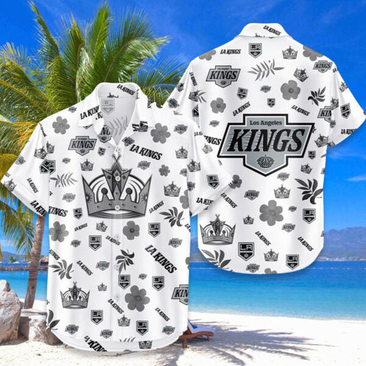 [SUPER SALE ]  NEW CUSTOMIZED NHL16 LAK LOS ANGELES KINGS UNISEX HAWAIIAN SHIRT