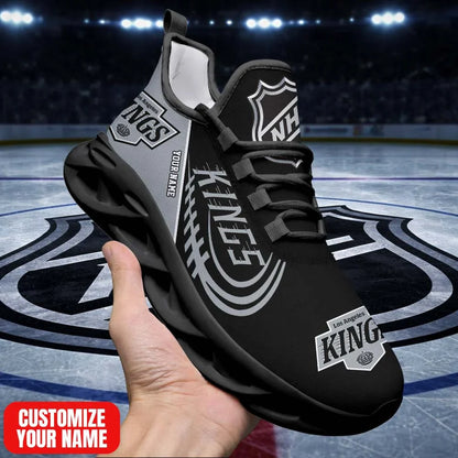 LIMITED EDITION - NEW CUSTOMIZED NHL16 LAK LA KINGS PREMIUM CLUNKY SNEAKERS