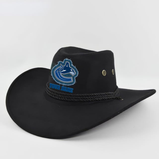 LIMITED EDITION - NEW CUSTOMIZED NHL19 VCC VANCOUVER CANUCKS COWBOY HAT