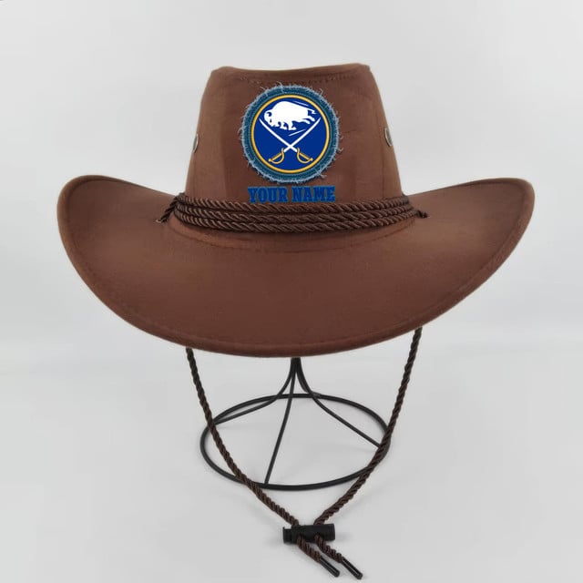 LIMITED EDITION - NEW CUSTOMIZED NHL28 BFS BUFFALO SABRES COWBOY HAT