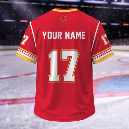 [SUPER SALE] NEW CUSTOMIZED NHL17 CGF CALGARY FLAMES T-SHIRT, HOODIE, ZIP HOODIE